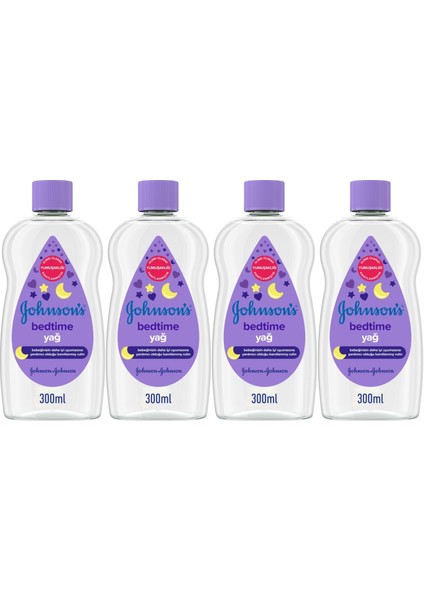 Baby Bebek Yağı 300ML Bedtime (Uyku Rutini) (4 Lü Set)
