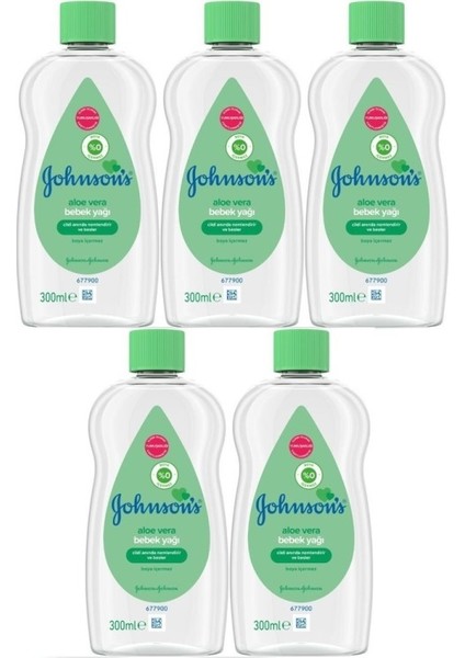 Baby Bebek Yağı 300ML Aleo Vera (5 Li Set)