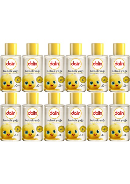 Bebek Yağı 50ML Klasik Mini (12 Li Set)