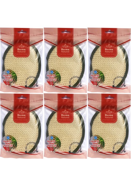 Örme Banyo Yüz Lifi (15*24CM) Ms-02 (6 Lı Set)