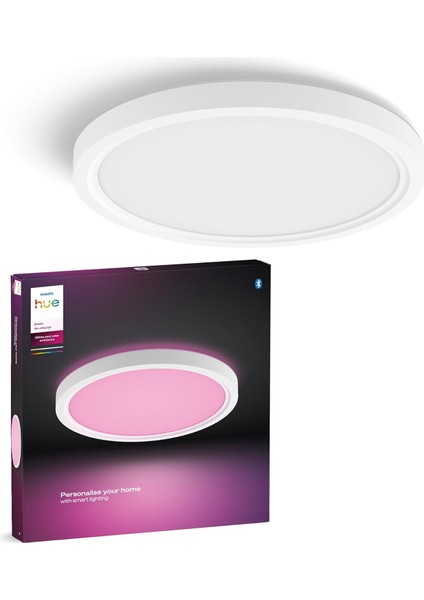 Devote Akıllı LED Tavan Lambası, Yeni Model 30 cm – 16M Renk, Dim Özelliği, Uygulama ve Sesle Kontrol, 2000 Lümen