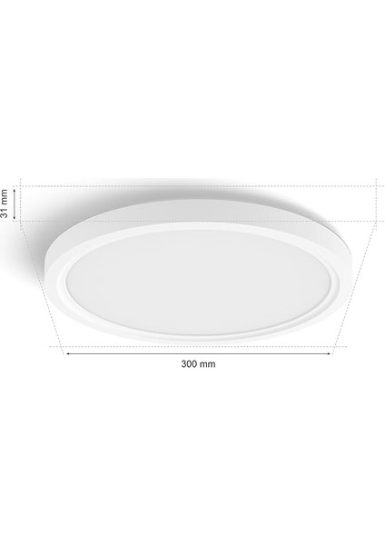 Devote Akıllı LED Tavan Lambası, Yeni Model 30 cm – 16M Renk, Dim Özelliği, Uygulama ve Sesle Kontrol, 2000 Lümen fiyatları