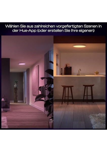 Devote Akıllı LED Tavan Lambası, Yeni Model 30 cm – 16M Renk, Dim Özelliği, Uygulama ve Sesle Kontrol, 2000 Lümen modelleri