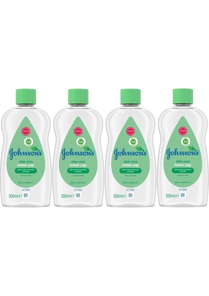 Baby Bebek Yağı 300ML Aleo Vera (4 Lü Set)