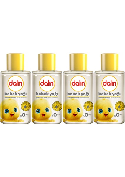 Bebek Yağı 50ML Klasik Mini (4 Lü Set)