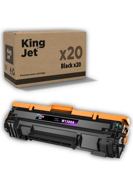 Kingjet Hp Uyumlu (150A) W1500A Standart Kapasiteli (20'li Paket) Muadil Toner Çipli | Laserjet Pro M111