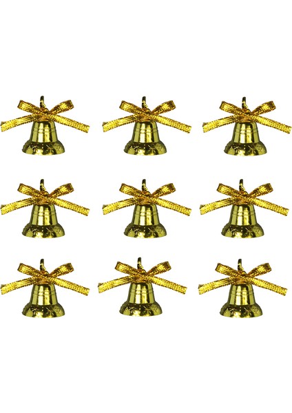 Yılbaşı Süsü 9'lu Mini Çan Altın 3 cm