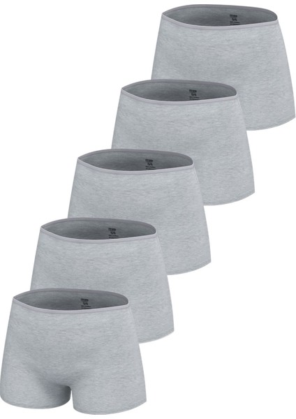 Premium 5’li Kız Çocuk Boxer - Hediye Kutulu, Pamuklu Kumaş, Ultra Yumuşak, Esnek Kalıp, Etiketsiz Tasarım, Kaliteli Ince Bel Lastik Tayt