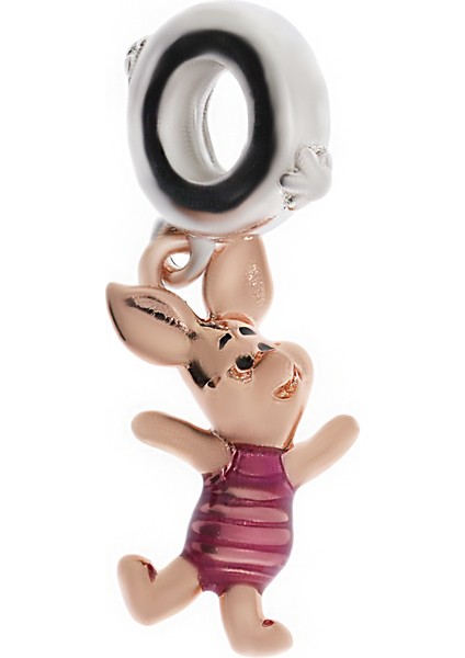 Kadın Winnie The Pooh ''piglet'' Model Gümüş Charm