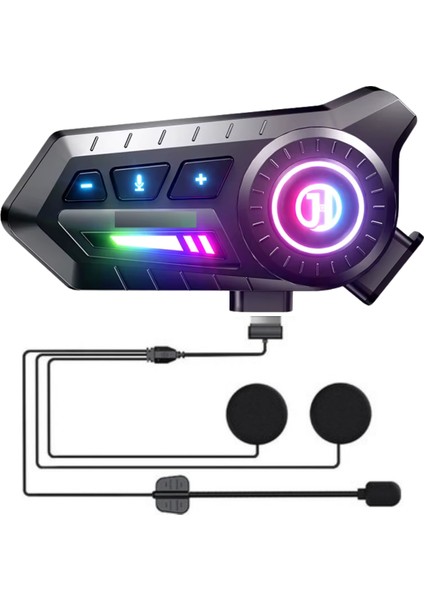 Blic X3 Bluetooth 5.3 Kask Kulaklığı | Motosiklet Için Kablosuz Iletişim ve Müzik Sistemi