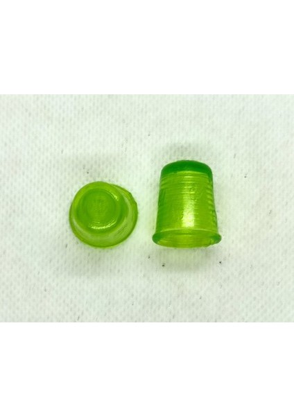 Plastik Dikiş Yüksüğü & Terzi Yüksüğü -2 Adet Çapı- 14MM-YEŞİL
