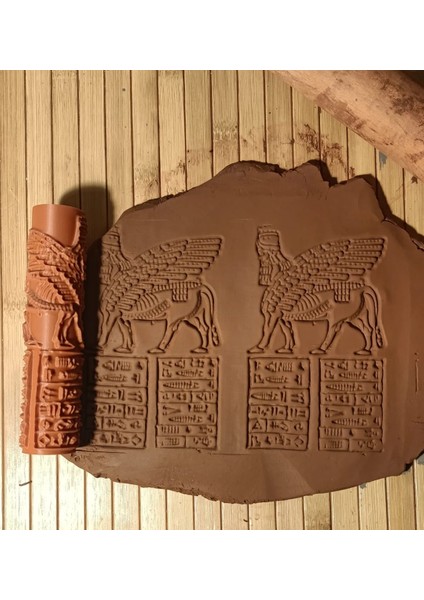 Lamassu 15 cm Doku Rulosu Seramik & Polimer Kil Desen Oklavası fiyatları