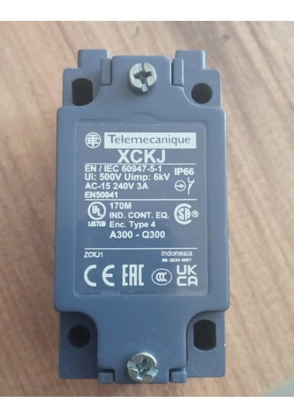 Telemecanique Sensors Zckj1 Nihayet Şalteri Gövdesi Zckj , XCKJ10511H29 Limit Switch Roller Lever ZCK05 Endüstriyel Makaralı Anahtar