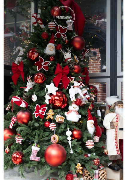 Yılbaşı Süsü Noel Baba Kafası Kırmızı 25 cm fiyatları