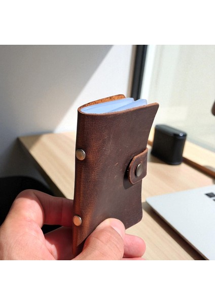 Kredi Kartlık Hakiki Deri Içi Şeffaf 10-20 Bölmeli Hediyelik Kartlık Küçük Kartvizitlik ( 9 x 7 cm ) Taba fırsatları