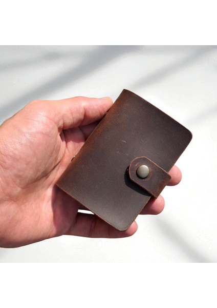 Kredi Kartlık Hakiki Deri Içi Şeffaf 10-20 Bölmeli Hediyelik Kartlık Küçük Kartvizitlik ( 9 x 7 cm ) Taba indirimleri