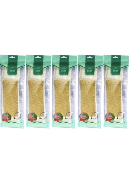 Palmiye Örme Ipli Banyo Kemeri (8*24CM) (5 Li Set)