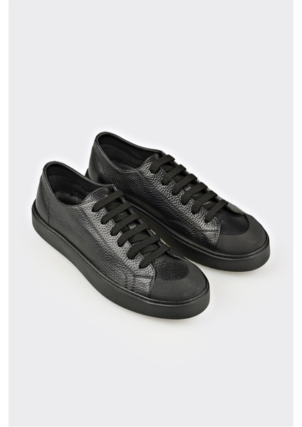 Siyah Deri Erkek Spor Ayakkabı fiyatları
