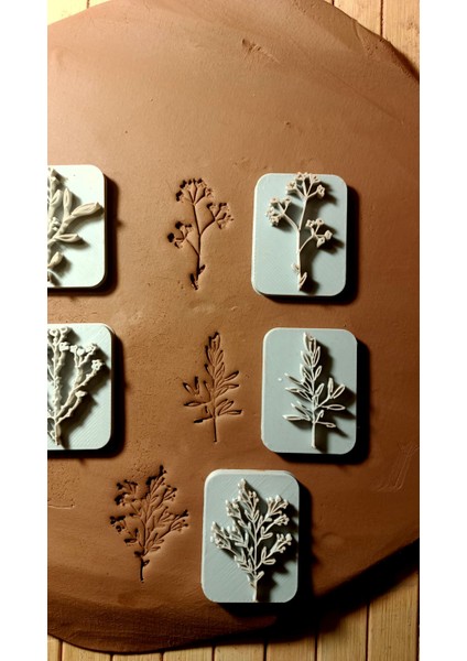 Çiçek Desenli Mühür Damga- Seramik&polimer Kil& Kurabiye Kalıbı fiyatları