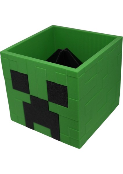 Minecraft Kalemlik (4 Bölmeli) / Minecraft Anahtarlık Hediyeli