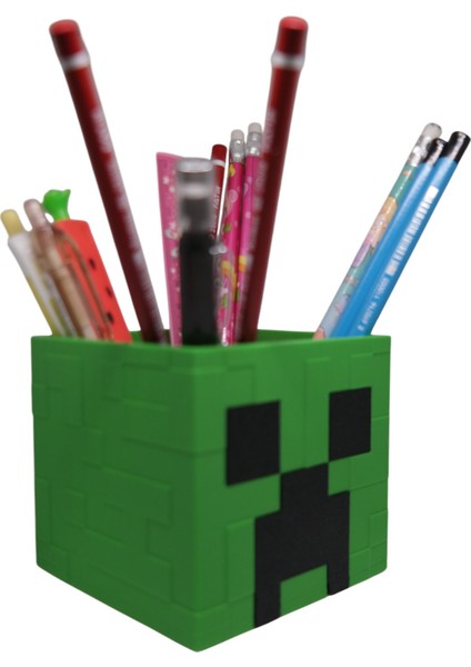 Minecraft Kalemlik (4 Bölmeli) / Minecraft Anahtarlık Hediyeli modelleri