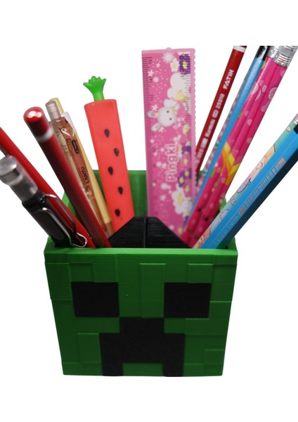 Minecraft Kalemlik (4 Bölmeli) / Minecraft Anahtarlık Hediyeli indirimleri