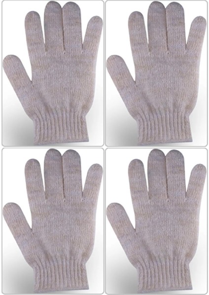 Therapy Saf Yün Parmaklı Banyo Eldiveni T-478 (4 Lü Set)