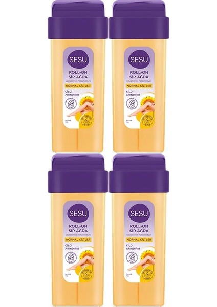 Roll-On Sir Ağda 100ML Sarı Normal Cilt (4 Lü Set)