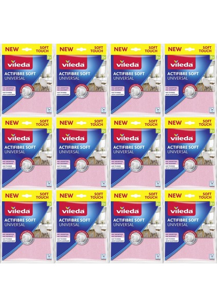 Actifibre Soft Universal New Soft Touch (Paket Içi 2 Li) (12 Li Set)