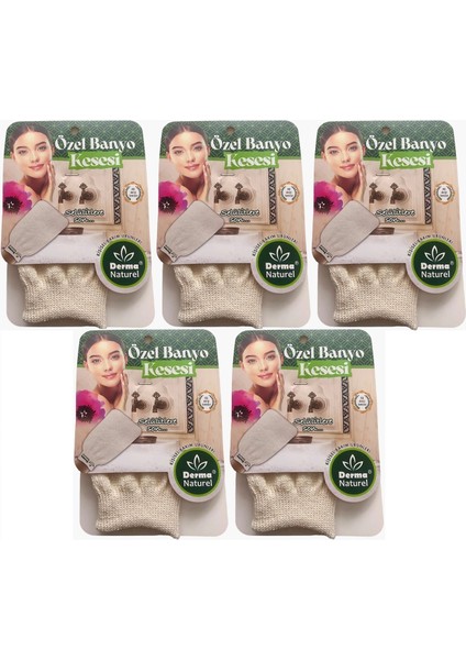 Özel Banyo Kesesi Ms-07 (5 Li Set)