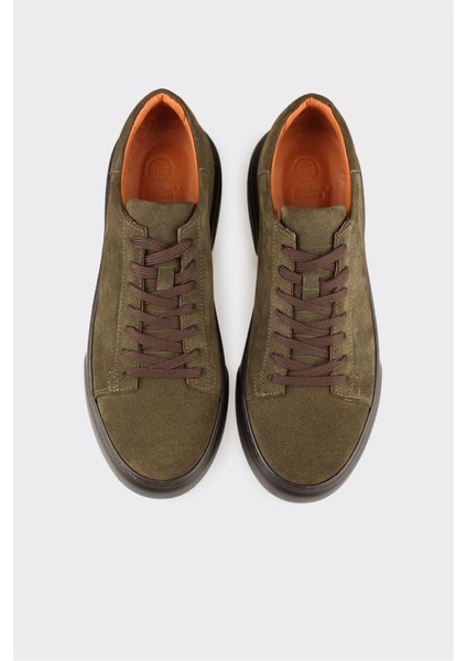 Haki Deri Erkek Günlük Ayakkabı fırsatları