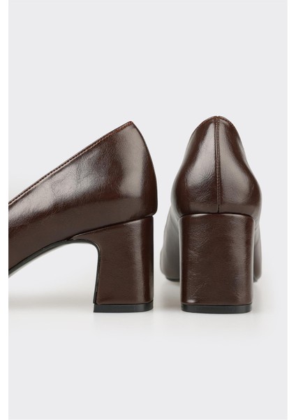 Kahve Kadın Orta Topuk Ayakkabı fırsatları