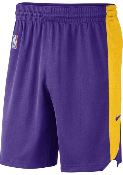 Los Angeles Lakers Nba Practice 18 Erkek Mor Basketbol Şortu AJ5077-504 modelleri