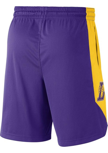 Los Angeles Lakers Nba Practice 18 Erkek Mor Basketbol Şortu AJ5077-504 fırsatları