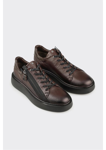 Kahve Deri Erkek Spor Ayakkabı fiyatları