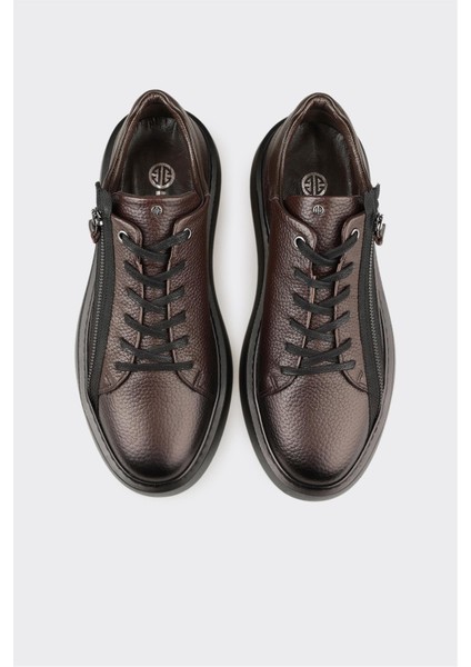 Kahve Deri Erkek Spor Ayakkabı fırsatları