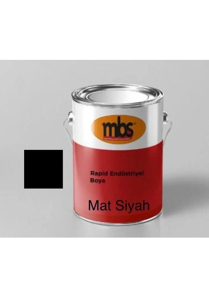 Endüstriyel Rapid Boya Mat Siyah