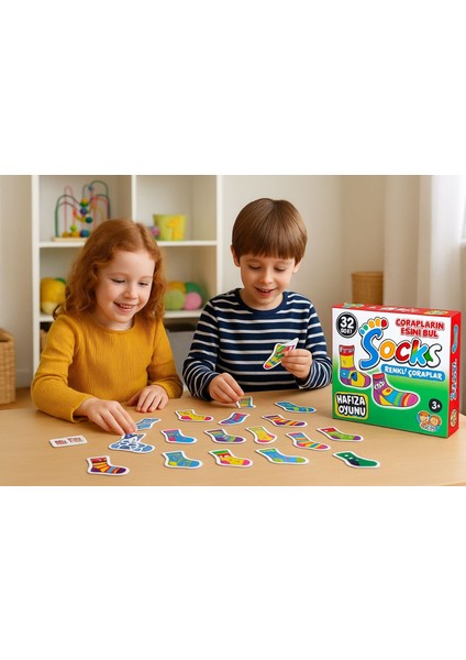 Socks – Renkli Çoraplar Hafıza & Eşleştirme Oyunu