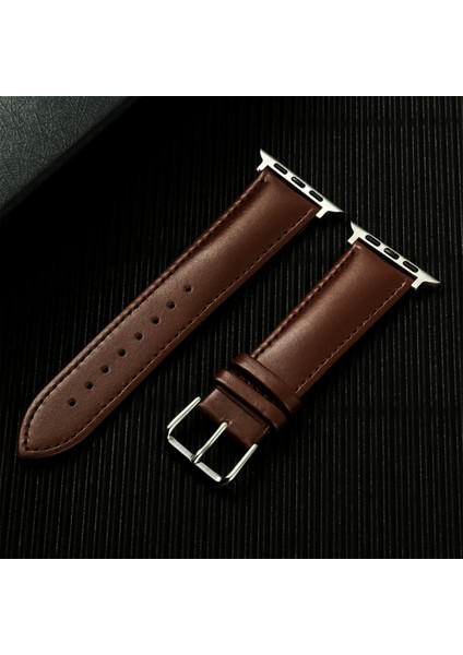 Apple Watch 3 4 5 6 7 8 9 Se 38 40 41MM Kalite Deri Kordon