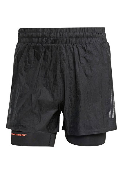 ADI365 HK2IN1 M Erkek Koşu Şortu JM1211 Siyah