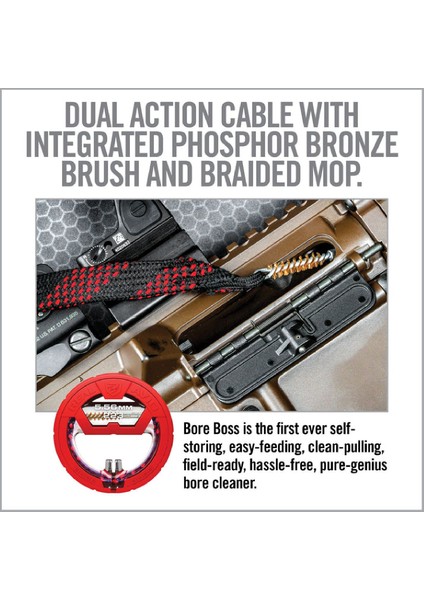 Real Avıd Bore Boss® .44CAL/.45CAL World’s Easıest Bore Cleaner Namlu Temizleyici indirimleri