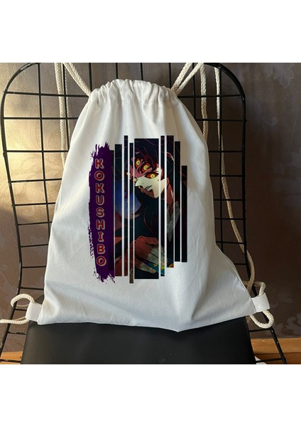 Demon Slayer Kokushibo Sırt Çantası Model 1 - Kimetsu No Yaiba Sırt Çantası