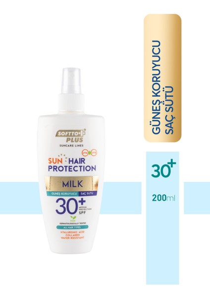 Güneş Koruyucu Saç Sütü 30 Spf 200 ml