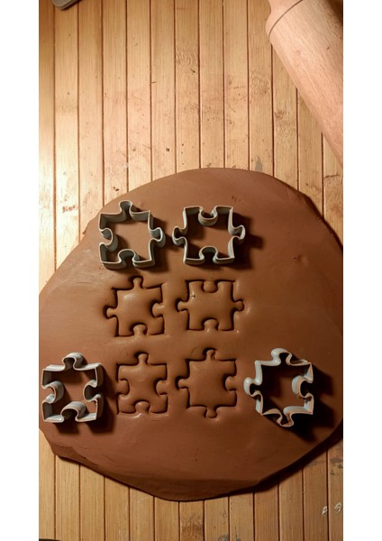 5x4 cm Puzzle 4 Parça Seramik&polimer Kil& Kurabiye Kalıbı fiyatları