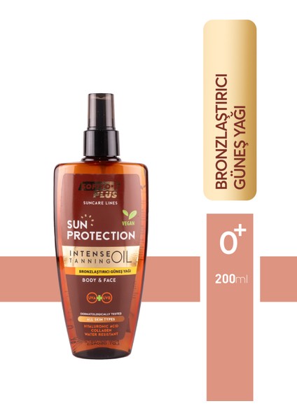 Bronzlaştırıcı Güneş Yağı Yüz Ve Vücut 200 ml