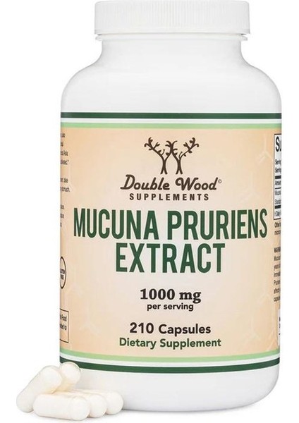 Mucuna Puriens Extract 1000MG 210 Veg. Kapsül.usa Vers. indirimleri