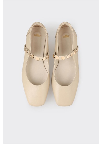 Bej Deri Kadın Günlük Ayakkabı fırsatları