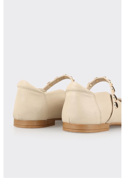 Bej Deri Kadın Günlük Ayakkabı indirimleri