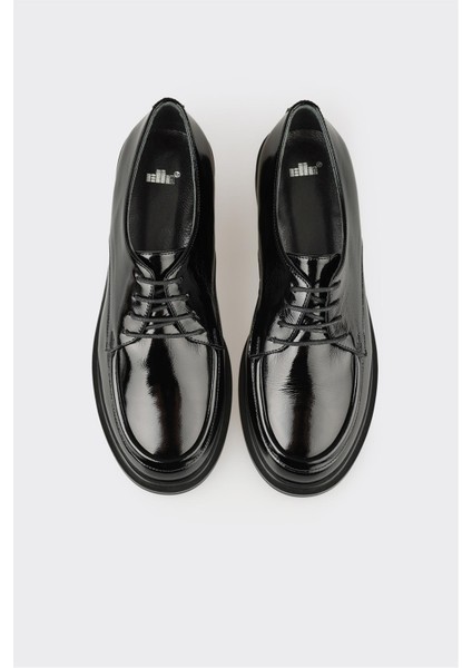 Siyah Deri Kadın Günlük Ayakkabı fırsatları