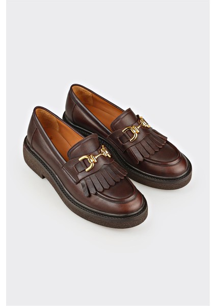 Kahve Deri Kadın Günlük Ayakkabı fiyatları